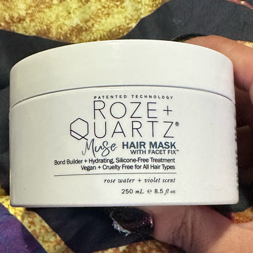Roze and Quartz Muse Hair Mask with Facet Fix Bond Builder for all Hair types